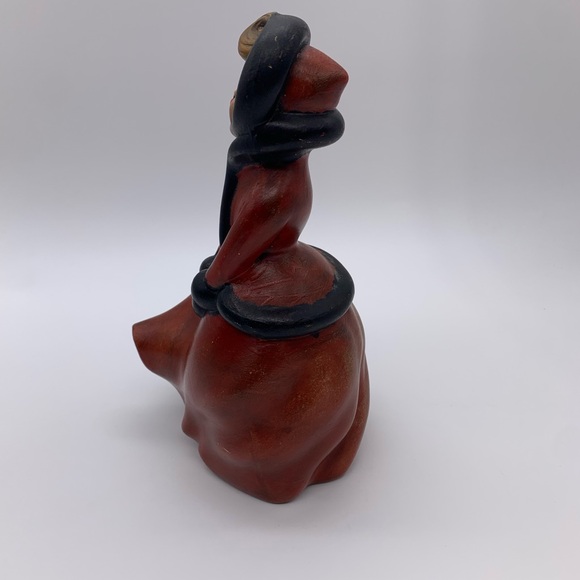 Vintage MCM Atlantic Mold Christmas Caroler 1950’s -60’s (Signed) Handpainted - Picture 4 of 16